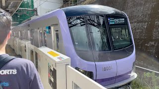 【東京メトロ18000系営業運転開始初日一番列車初入線！】東京メトロ18000系18101編成が長津田駅に到着するシーン！ドアが開いて乗り込むシーン有り（59S・各駅停車中央林間行き）2021.8.7