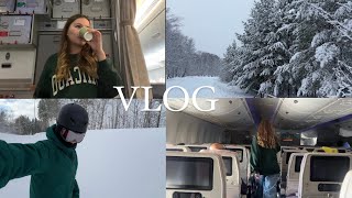 VLOG Стюардесса Эмирейтс / Поездка домой/ показываю самолет/ арендовали весь горнолыжный комплекс