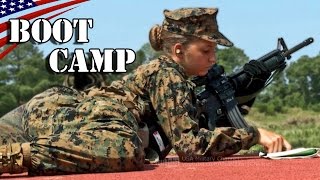 Female Recruits M16A4 Rifle Marksmanship Training: USMC Boot Camp - 女性新兵のM16A4ライフル射撃訓練・米海兵隊ブートキャンプ