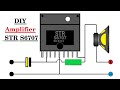 DIY powerful ultra bass amplifier using STR S6707, simple circuit