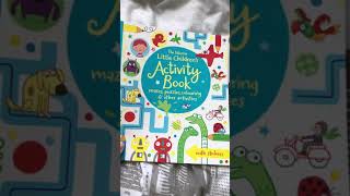 Usborne “little children’s activity book” flip through