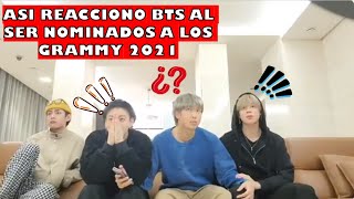 ÚLTIMO! BTS REACCIONA SU NOMINACION EN LOS GRAMMYs 2021
