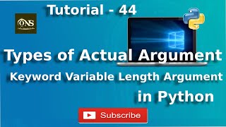 Keyword Variable Length Argument in Python || Tutorial - 44 || Python Tutorial