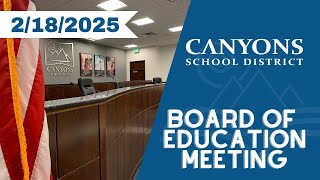 Board Meeting 2/18/2025