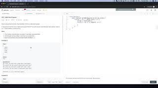 LeetCode 422. Valid Word Square