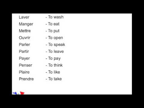 The 40 Most Used Verbs In French - YouTube