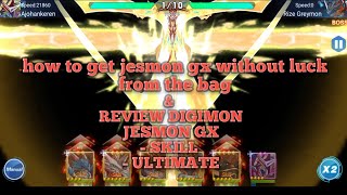 how to get jesmon gx without luck from the bag and review jesmon gx