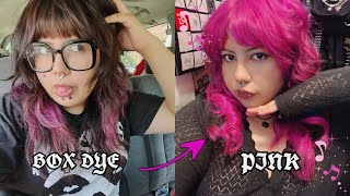 Dyeing My Hair Pink 🎀