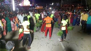 Bavilona velasinava thalli song dance performance by Maneguntapadu Sri Mahalakshmi  group,9700355548