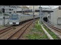 東急目黒線5080系5187編成各停海老名行 u0026相鉄10000系10705編成回送 u00268000系8713編成各停横浜行　西谷駅