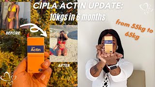 CIPLA ACTIN 6 MONTH UPDATE: WEIGHT GAIN PILLS | SIDE EFFECTS, DOSAGE, ANSWERING QUESTIONS ETC 🤍