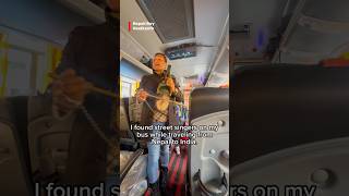 Nepali sarangi singer, Mesmerizing Street Singers Playing a Handmade Violin on a Bus! #sarangi #bus