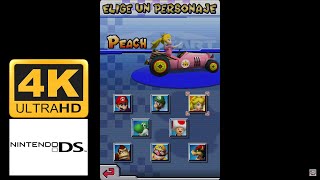 Mario Kart DS Nintendo DS Longplay 50cc (4K 60fps)