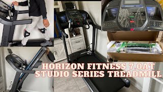 Complete Guide Set Up Tutorial Unboxing Horizon Fitness 7.0AT Studio Series Treadmill #treadmill