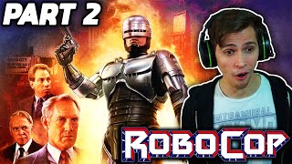 Robocop (1987) Movie REACTION!!! - Part 2 - (FIRST TIME WATCHING)