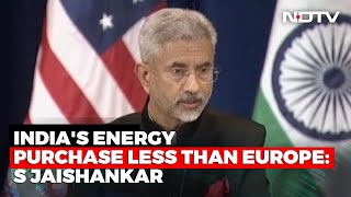 Lesser Than Europe Does In An Afternoon: S Jaishankar On Russian Oil Deal