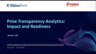 Price Transparency Analytics: Impact and Readiness