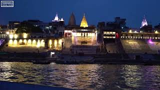 Varanasi Ghats at dusk and night in 4K | Uttar Pradesh, India