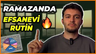 RAMAZAN'DA MAKİNE GİBİ ÇALIŞ 🔥 | 10+ SAATLİK RUTİNİM | 3 AYRI PROGRAM #yks