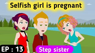 Step sister part 13 | English story | Learn English | Animated stories | Sunshin