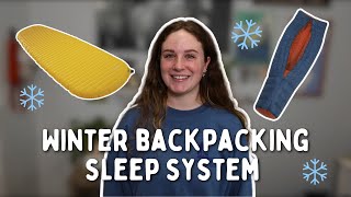 Stay Warm \u0026 Light Under Freezing | My Sleep System for Winter on the Appalachian Trail