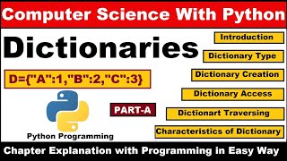 Dictionary In Python | Dictionary Class 11 | Python Class 11 Computer Science | Dictionary in Python