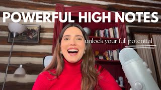 How to belt | The key to sing powerful high notes