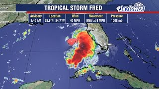 Tropical weather forecast: Fred and Grace Sunday morning update
