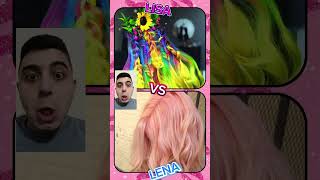 #choose Lisa Or Lena Hair 👱‍♀️ 👱‍♀️ #lisaorlenahair #tiktok فقط#  للبنات لوخيروك #شفا #اغاني