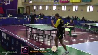 Telnoy - Ratushnyak at Super league of Ukraine Club Championships, November 2015 Spinlord team