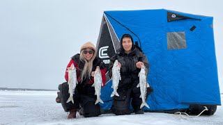 2025 Ice Fishing @ LakeSimcoe - Limit Out White Fish