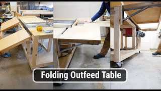 Made a folding out-feed table for my table saw #Shorts