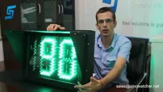 600x400mm 2,5 digits 3 color LED Countdown Timer