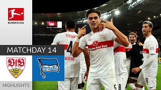 VfB Stuttgart - Hertha Berlin 2-1 | Highlights | Matchday 14 – Bundesliga 2022/23