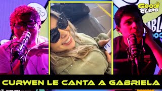 CURWEN DEDICA SERENATA A GABRIELA SERPA | RESPONDE EL GALÁN MONSE | Habla Good