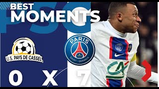 Kylian Mbappé's Hat-Trick Heroics: PSG's 7-0 French Cup Win over Pays de Cassel
