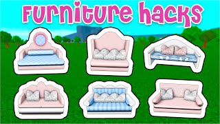 Bloxburg Furniture Hacks Part 1 | Doovi