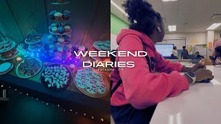 🍂Weekend Diaries: 05 (come with me to hang w friends, go to a bday party and clean!)🍁