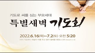 부산효성교회 특별새벽기도회(2022.6.27.)