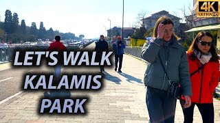 Istanbul Park Tour- Kalamis Park Luxury District in Kadikoy- 4K UHD 60FPS