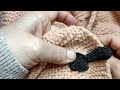 örgü düğme iligi birit tekniği how to make a knit buttonhole