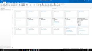 Microsoft Outlook 2016 Contact Tutorial