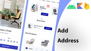 #28 Modern android ecommerce app | Add Address