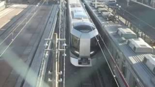 東武新型特急リバティ 試運転 新栃木駅に到着3両編成