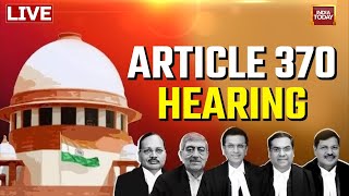 SC LIVE: Supreme Court LIVE | Hearing On Article 370 | Government Arguments | Day 16 | SC Streaming