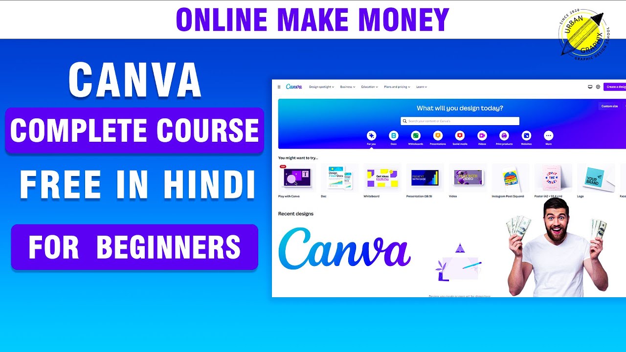 CANVA Tutorial 😍 How To Use Canva For Beginners? |😀 FREE Canva Full ...