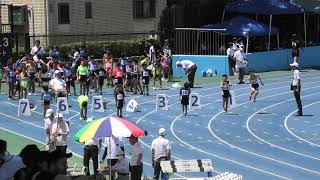 第３８回葛飾区陸上競技選手権大会　小学男子４年以下１００ｍ　陸仁