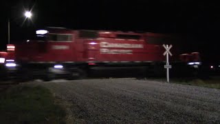 CP 5044 Leads CP A16 (Vulcan/Aldersyde Local LEM) North at Barons AB, CP Aldersyde Subdivision