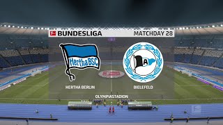 ⚽ Hertha Berlin vs Arminia Bielefeld ⚽ | Bundesliga (09/05/2021) | Fifa 21