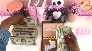 $350 Cash Envelope Stuffing | March 2023 Week 1 | Sinking Funds